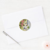 Sticker Rond Humming Birds (Enveloppe)