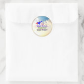 Sticker Rond Humour des travailleurs sociaux (Sac)