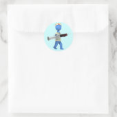 Sticker Rond Humour infirmière (Sac)