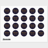 Sticker Rond humour physique (Feuille)