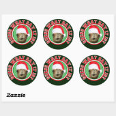Sticker Rond Hump Day Camel Devinez Quel Jour C'Est Noël (Feuille)