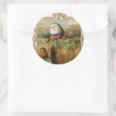 Sticker Rond Humpty Dumpt et Alice (Sac)