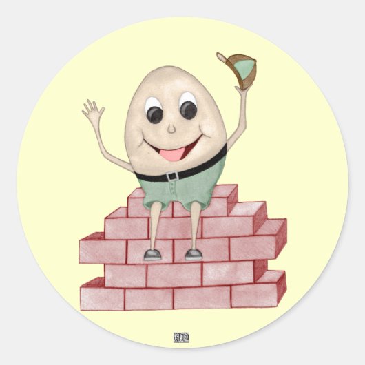 Sticker Rond Humpty Dumpty (Devant)