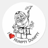 Sticker Rond Humpty Dumpty (Devant)