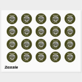 Sticker Rond Hurricane Sandy (Feuille)