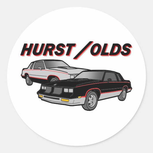 Sticker Rond Hurst/Olds (Devant)