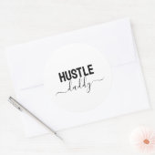 Sticker Rond Hustle Daddy (Enveloppe)