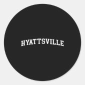 Sticker Rond Hyattsville  (Devant)