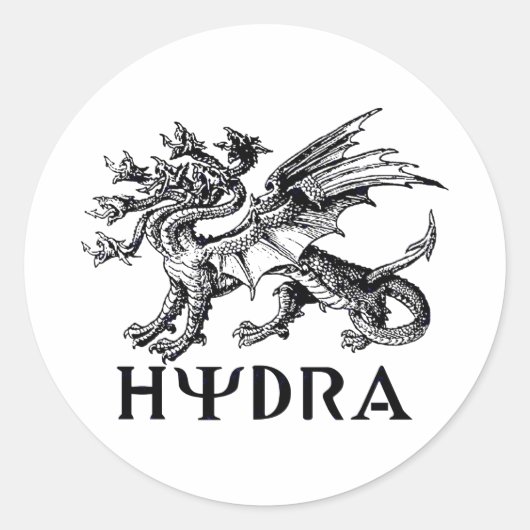 Sticker Rond Hydra (Devant)
