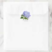 Sticker Rond Hydrangea Florale d'Été (Sac)