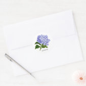 Sticker Rond Hydrangea Florale d'Été (Enveloppe)