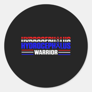 Sticker Rond Hydrocéphalie Survivor Lutte de sensibilisation Gu