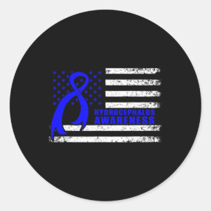 Sticker Rond Hydrocéphalie Survivor Spécialiser la sensibilisat