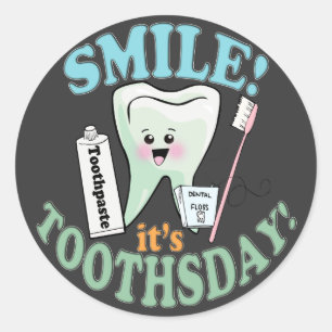 Sticker Rond Hygiéniste dentaire