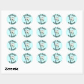Sticker Rond Hygiéniste dentaire (Feuille)