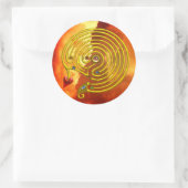 STICKER ROND HYPER LABYRINTH (Sac)