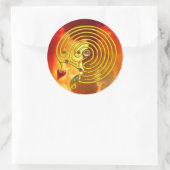 STICKER ROND HYPER LABYRINTH (Sac)