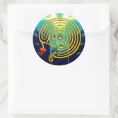 STICKER ROND HYPER LABYRINTH (Sac)