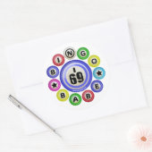 Sticker Rond I69 Bingo Babe (Enveloppe)