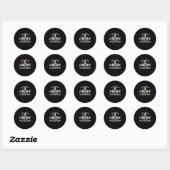 Sticker Rond I Am A Future Lawyer (Feuille)