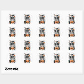 Sticker Rond I am here for the boos (Feuille)