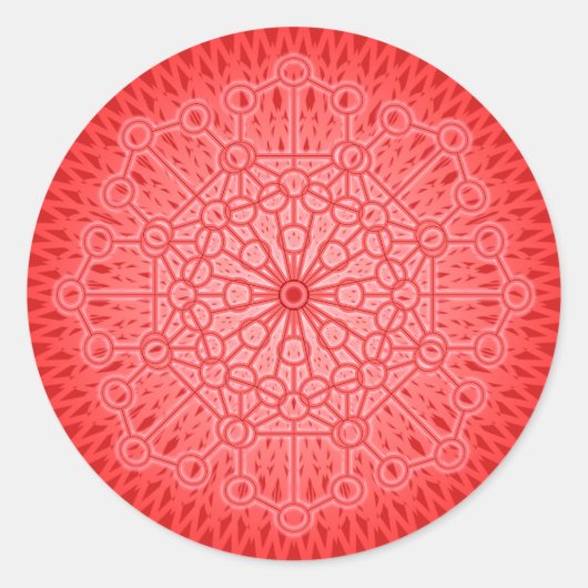 Sticker Rond I AM POWER : Muladhara - The Root Chakra (Devant)