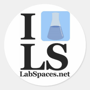 Sticker Rond I becher LS avec le domaine