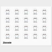 Sticker Rond I Boo-lieve Funny Positive Ghost Pun (Feuille)