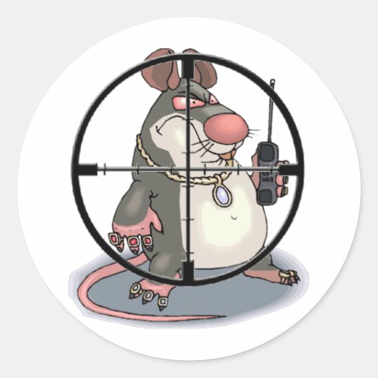 Sticker Rond I C Snitchez (Devant)