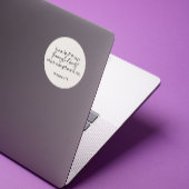 Sticker Rond I Can Do All Things Philippians 4:13 Christian