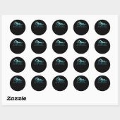 Sticker Rond I Can Fly Whats Your Superpower - Funny Swimmer (Feuille)