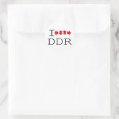 STICKER ROND I DDR (Sac)