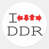 STICKER ROND I DDR (Devant)