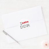 STICKER ROND I DDR (Enveloppe)