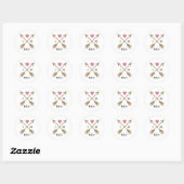 Sticker Rond I DO CREW Mariage Proposition (Feuille)