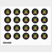 Sticker Rond I Don't Eat Anything Vegetables Funny Vegetarian S (Feuille)