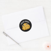Sticker Rond I Dough Know Funny Baking Pun Dark BG (Enveloppe)