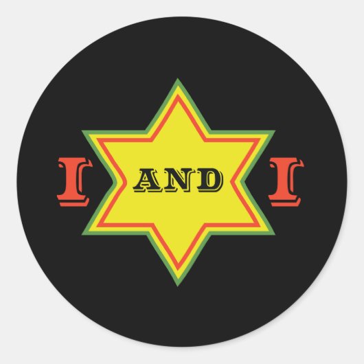 Sticker Rond I et I (Devant)