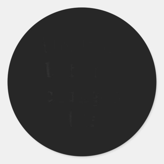 Sticker Rond I Foring-hate My Chungus Life  (Devant)