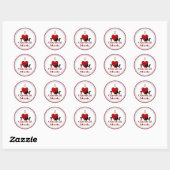 Sticker Rond I Heart Classical Music (Feuille)