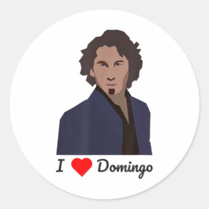 Sticker Rond I Heart Domingo _1