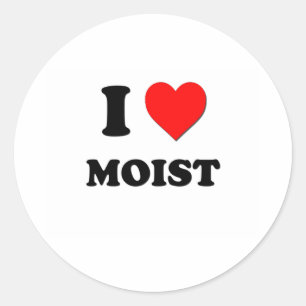 Sticker Rond I Heart Moist