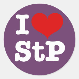 Sticker Rond I Heart St. Paul / St. Peter
