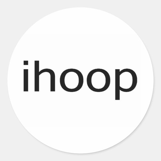 Sticker Rond I Hoop (Devant)