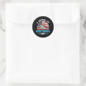 Sticker Rond I Jerk it every chance i get (Sac)