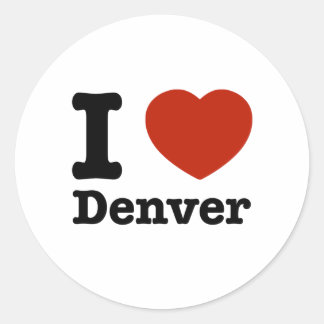 Sticker Rond I Love