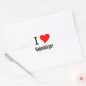 Sticker Rond I love (Enveloppe)