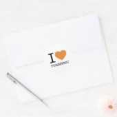 STICKER ROND I LOVE (Enveloppe)