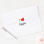 Sticker Rond I Love Aggie (Enveloppe)