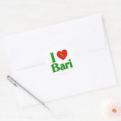 Sticker Rond I Love Bari Italie (Enveloppe)